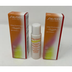 3X Shiseido Urban Environment Vita-Clear Sunscreen SPF 42 - 0.23 OZ/7 ML EA. F18